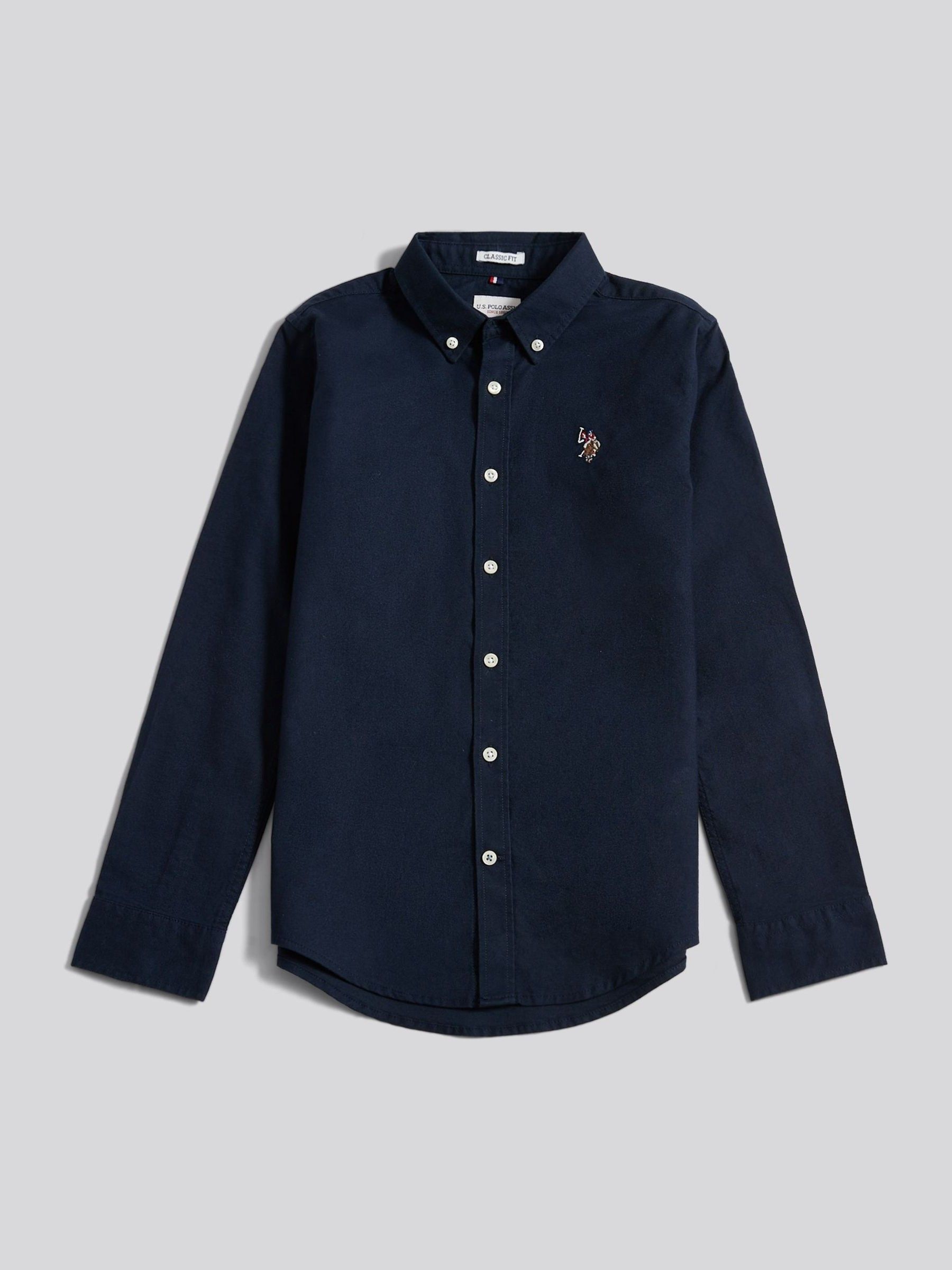 Donkerblauw - U.S. Polo Assn Boys Oxford Shirt
