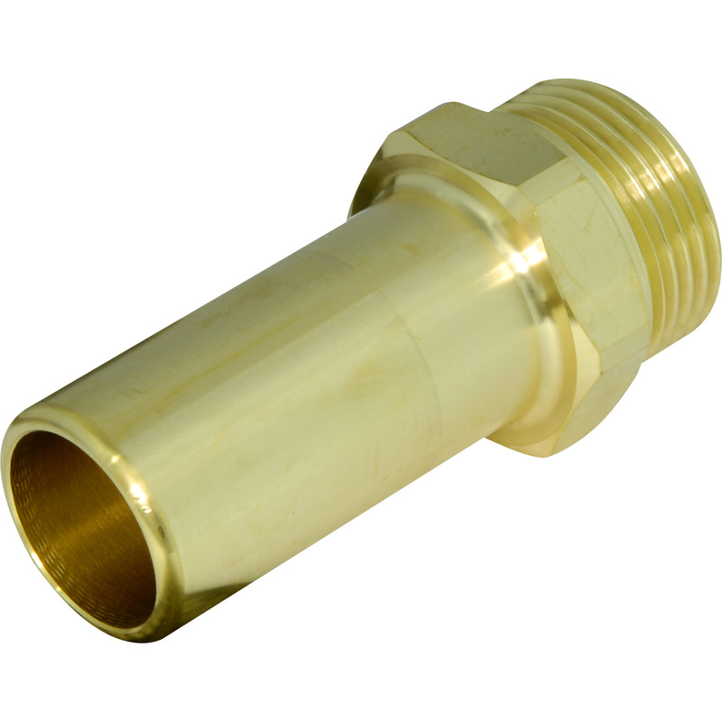 Perslucht messing spie 1“x28mm  BSPT