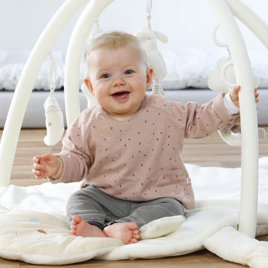 fehn® 3-D Activity-Decke mit Kissen BabyLove