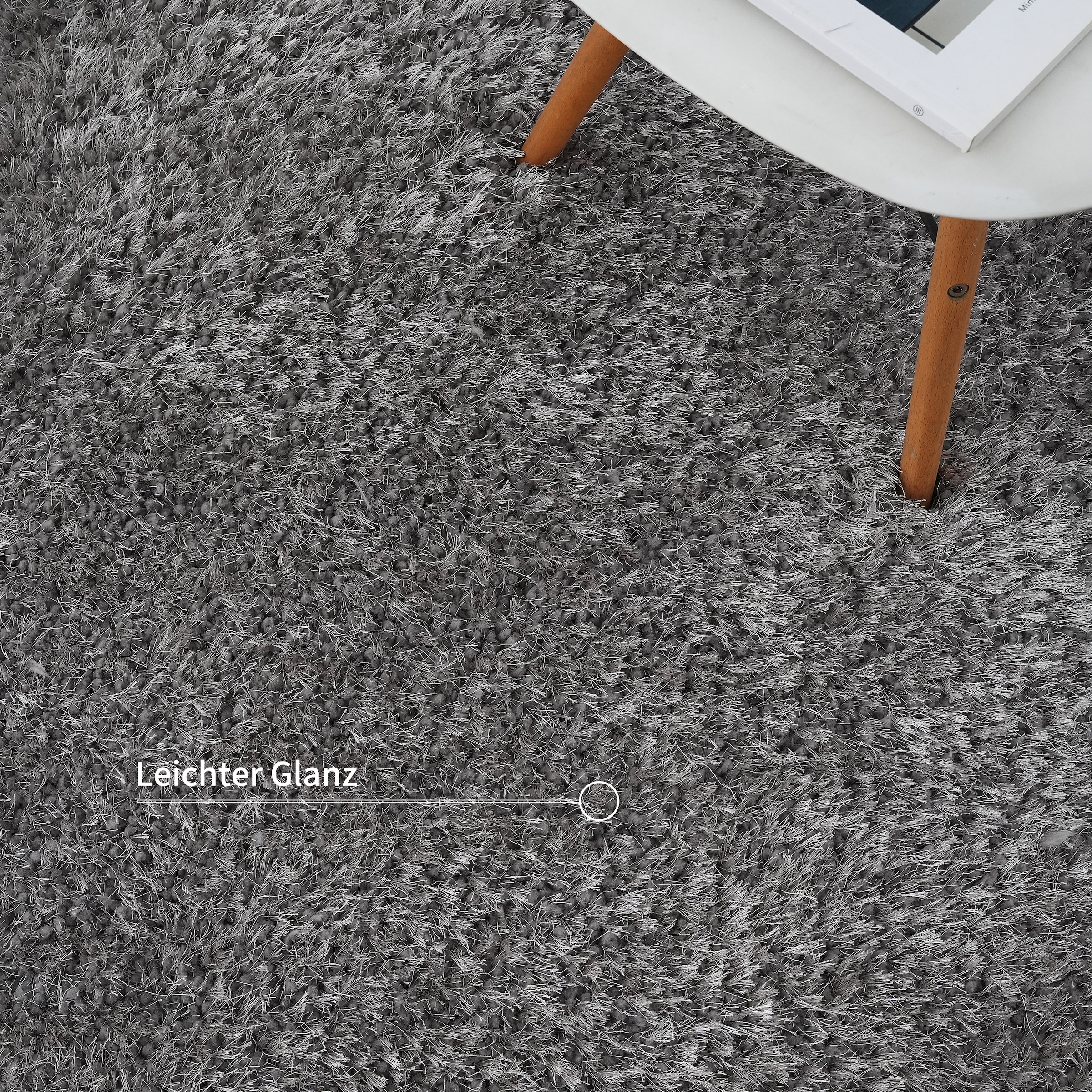 my home Hochflor-Teppich »Micro exclusiv Teppich, sehr hoher Flor, weich durch Mikrofaser« rechteckig 78 mm Höhe sehr weich, flauschig, uni, Wohnzimmer, Schlafzimmer, Kinderzimmer