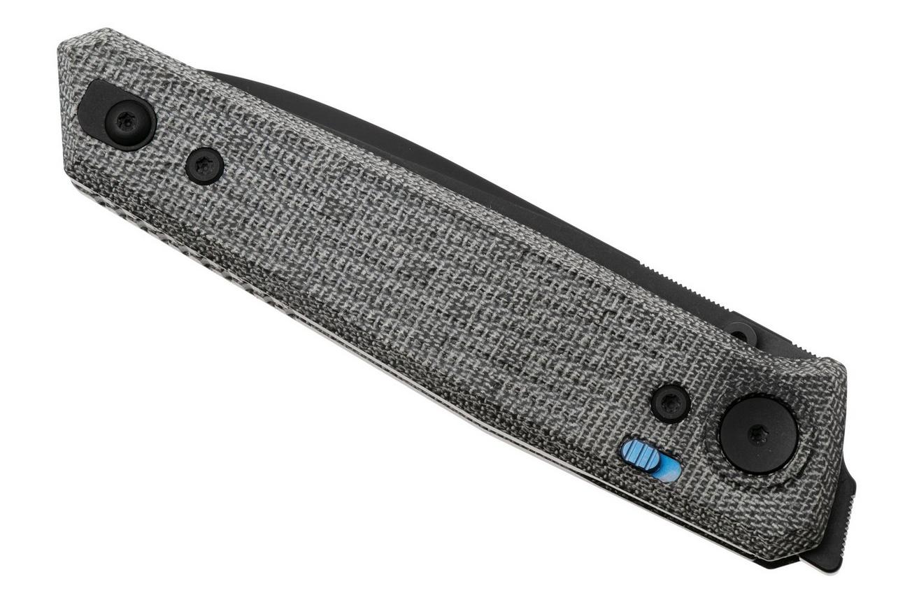 Reate PL-6 PVD Nitro-V, Black Micarta, zakmes