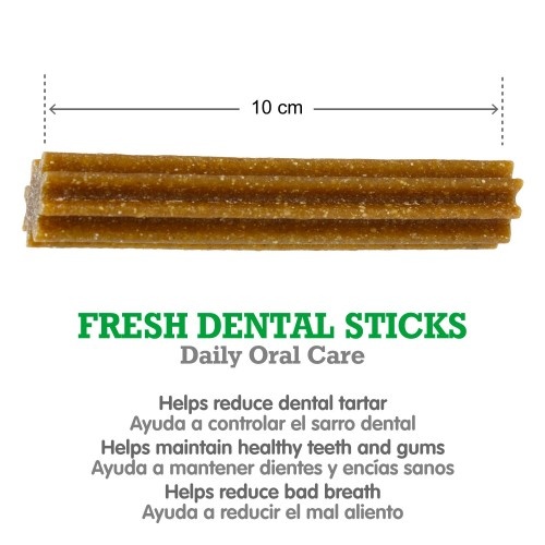 Palitos dentais Snack Fresh para cães. Sabor neutro.