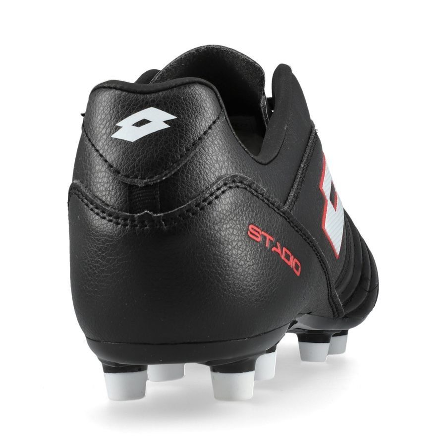 Lotto Stadio 300 III FG - Noir/Blanc/Rouge