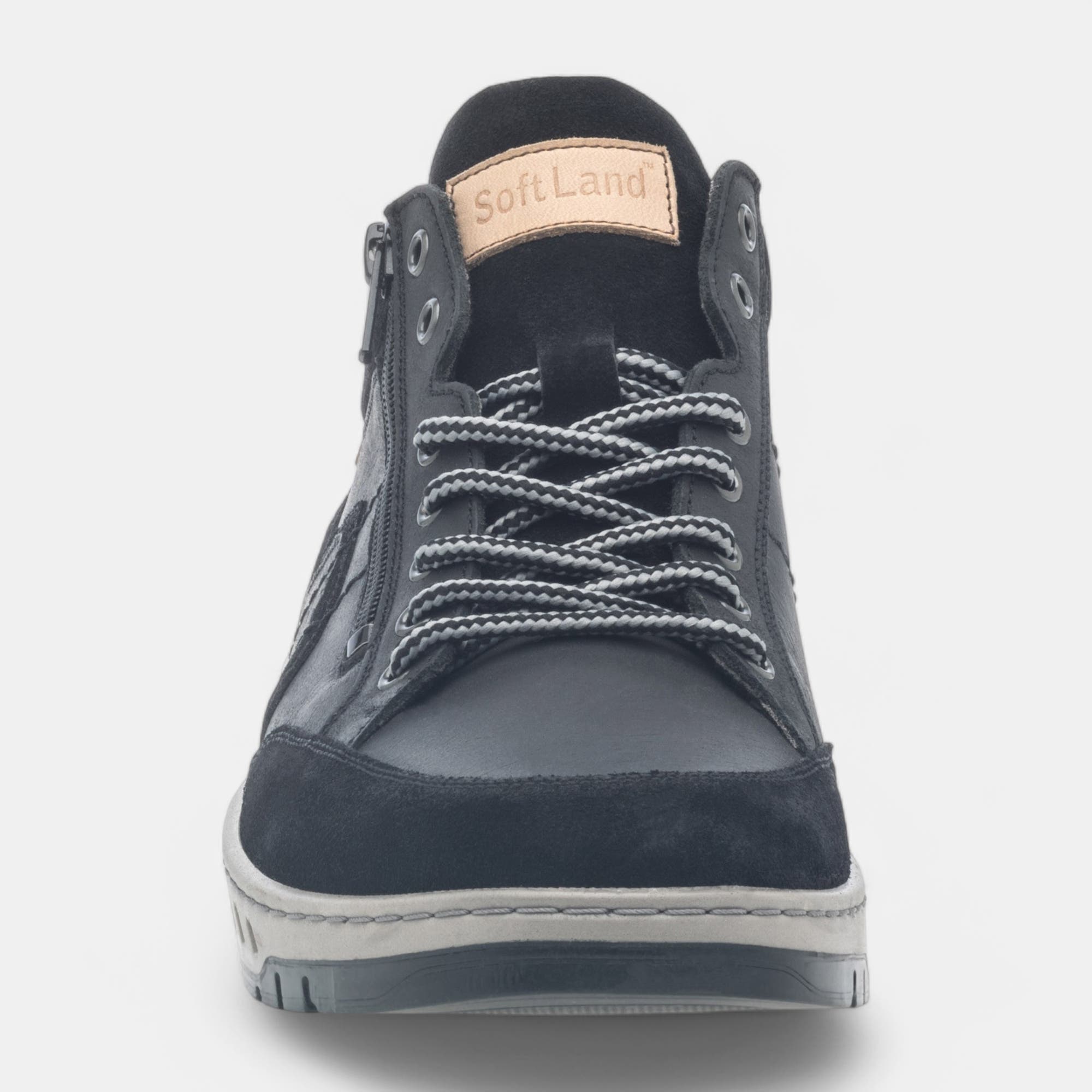 Derbies pieds sensibles Homme en cuir noir