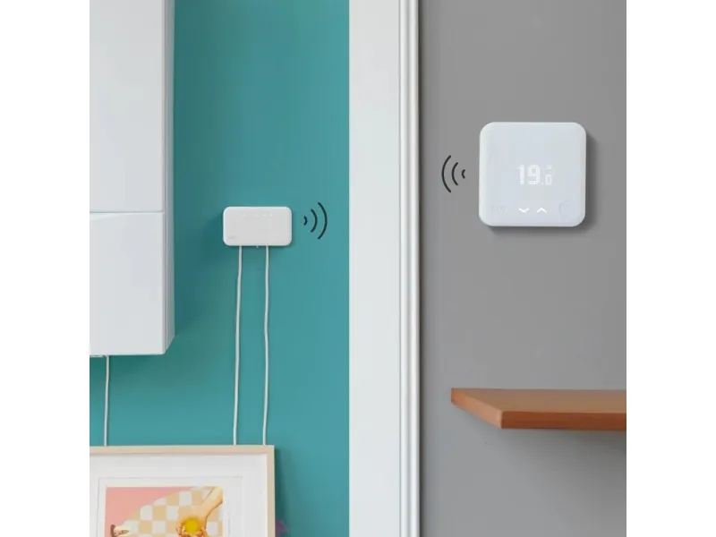 tado° Wireless Smart Thermostat - V3  - Starter Kit - termostat - trådløs - 868 MHz - hvidmatteret