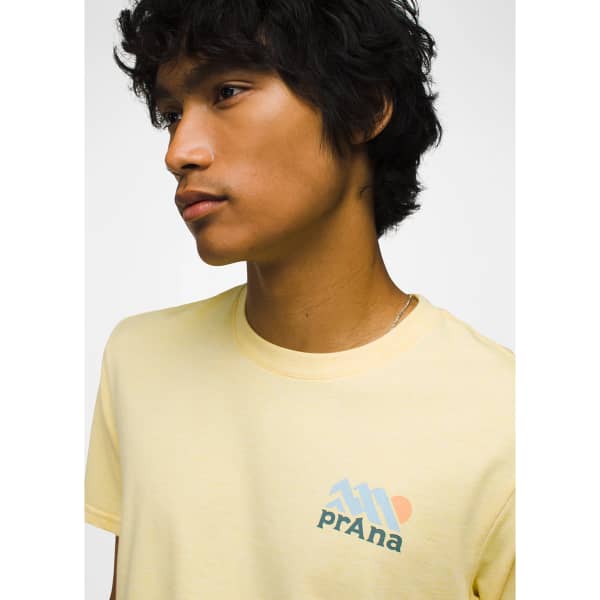 T-shirt PRANA GRAPHIC SS TEE MAIZE HEATHER RANGE