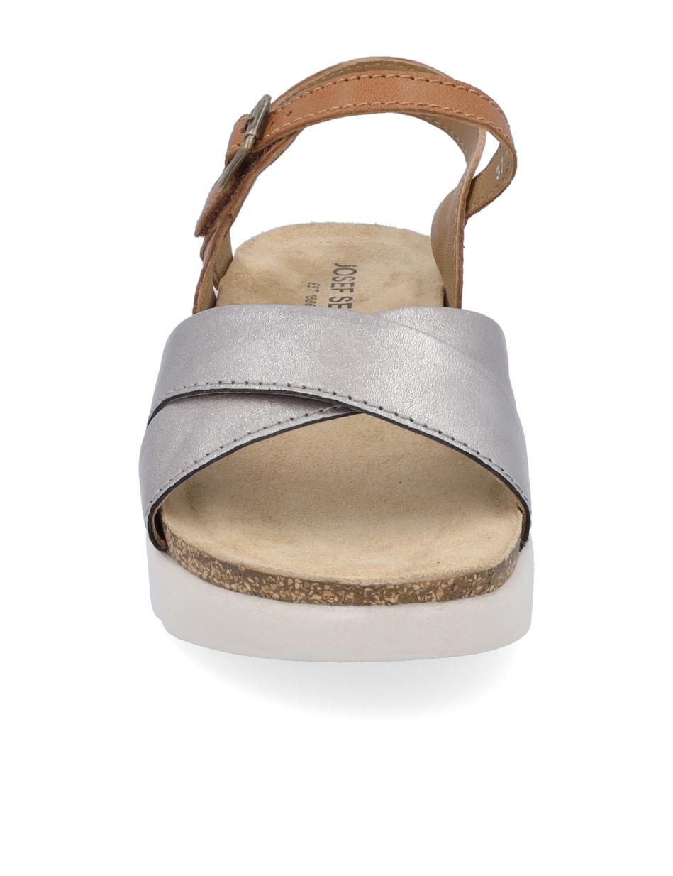 Sandale Celine 03, platin-kombi