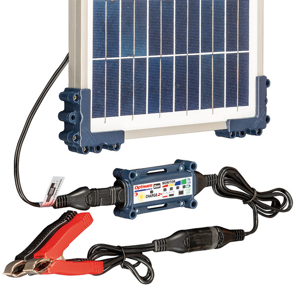 TecMate - Chargeur Optimate Solar Duo TM522D1 avec panneau 10W