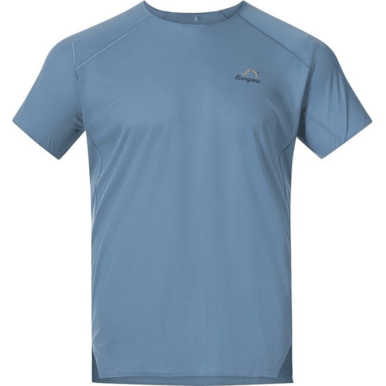Bergans Y LightLine Fast Tee Men Elemental Blue