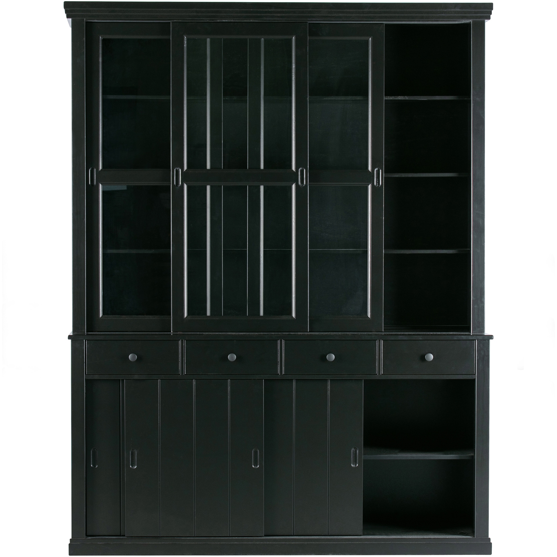 Buffetschrank LAGOS 166 x 214 cm schwarz