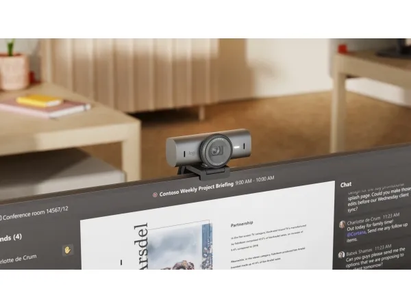 Logitech MX Brio 705 for Business - Webcam - farve - 8,5 MP - 4096 x 2160 - audio - USB-C