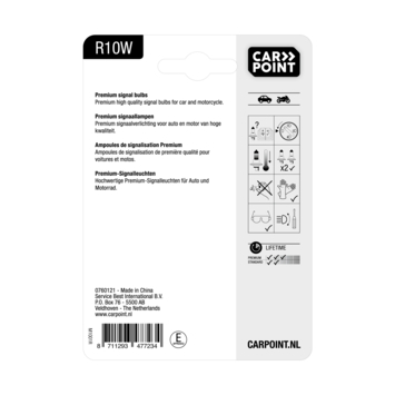 Carpoint autolampen R10W 12V Premium 2 Stuks