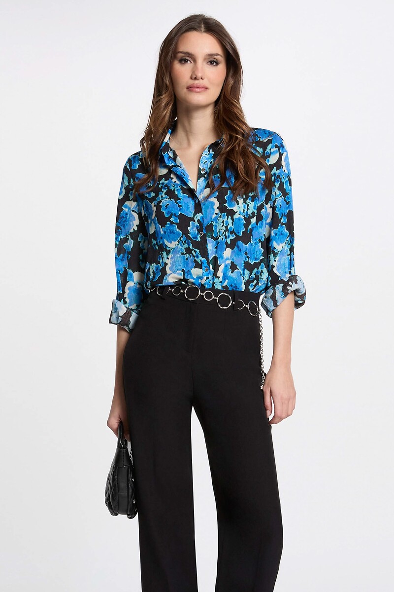 MORGAN<br>Camisa de manga comprida estampada