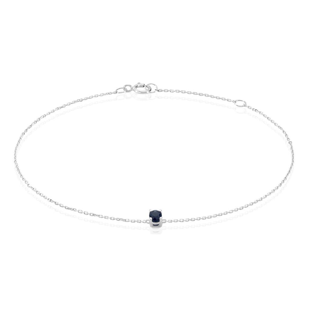 Bracelet Or Blanc Onora Saphir