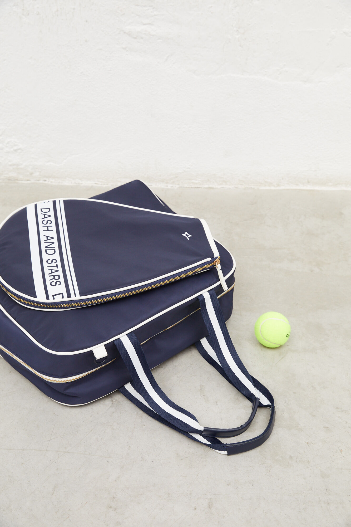 Bolsa de remo em couro sintético azul marinho
