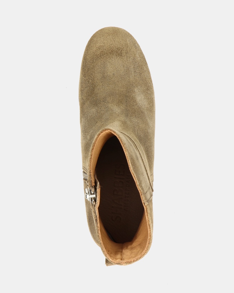 Shabbies Amsterdam Lieve G Enkellaarsjes  - beige