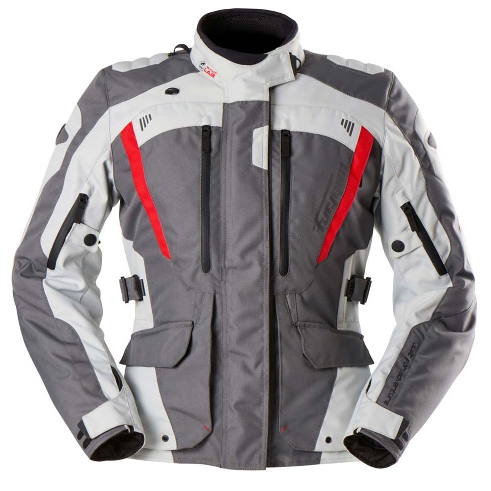 Furygan - Veste femme Apalaches Lady Evo Gris / Gris Clair / Rouge