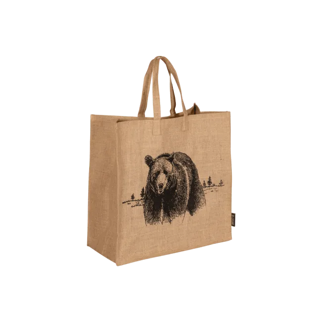 Espegard Bærebag i jute Bjørn