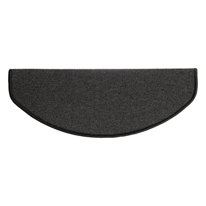 Londense traptreden - Overlocked - Antraciet / Halfrond / 23,5 x 65 cm