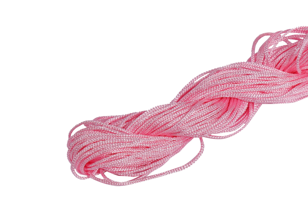 Nylonschnur 25 m rosa