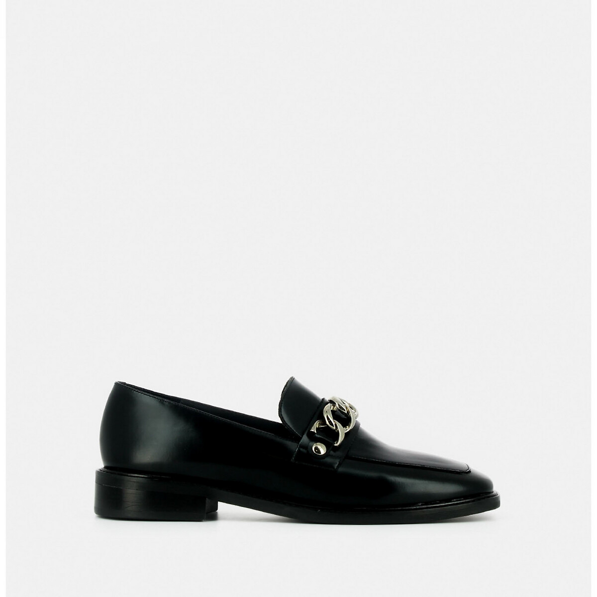 JONAK<br>Mocassins de couro com bico quadrado Dionette