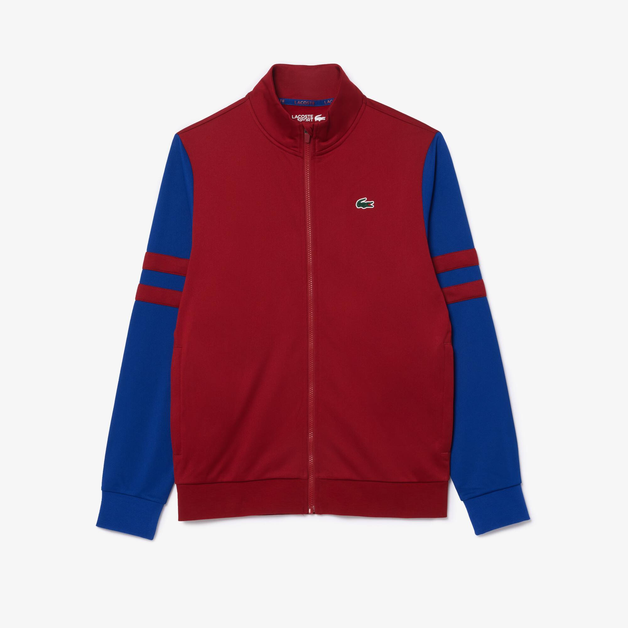 Geripptes Tennis Sweatshirt Sweatshirts - Rot - Lacoste - Herren