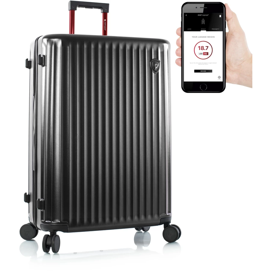 Heys SmartLuggage - 4-Rollen-Trolley L black