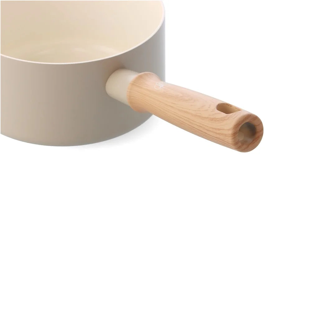 Greenchef Nordics Antiaanbak Steelpan Crème - 16 cm