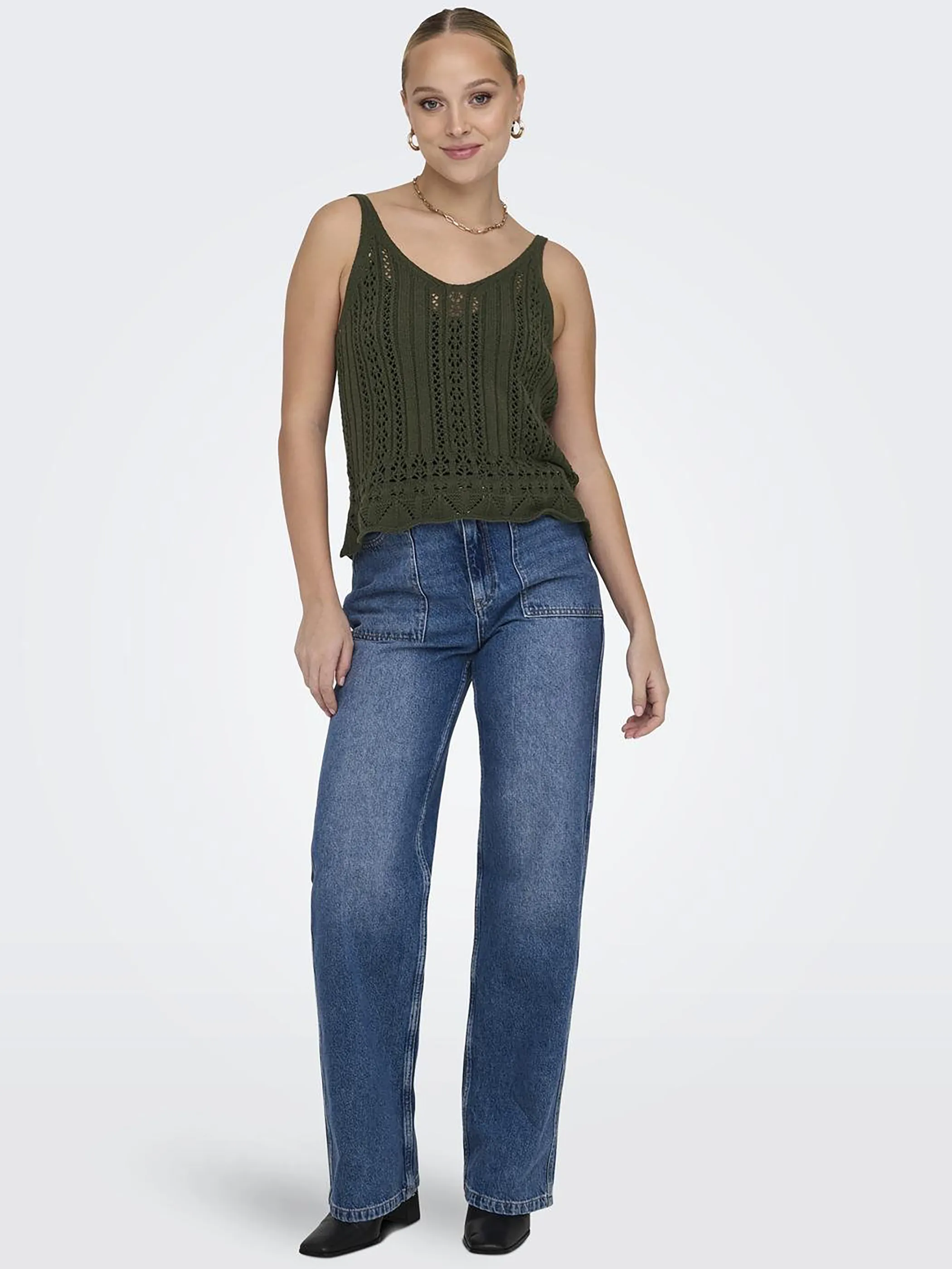 OnlyONLLYZET LIFE S/L TOP Stricktop