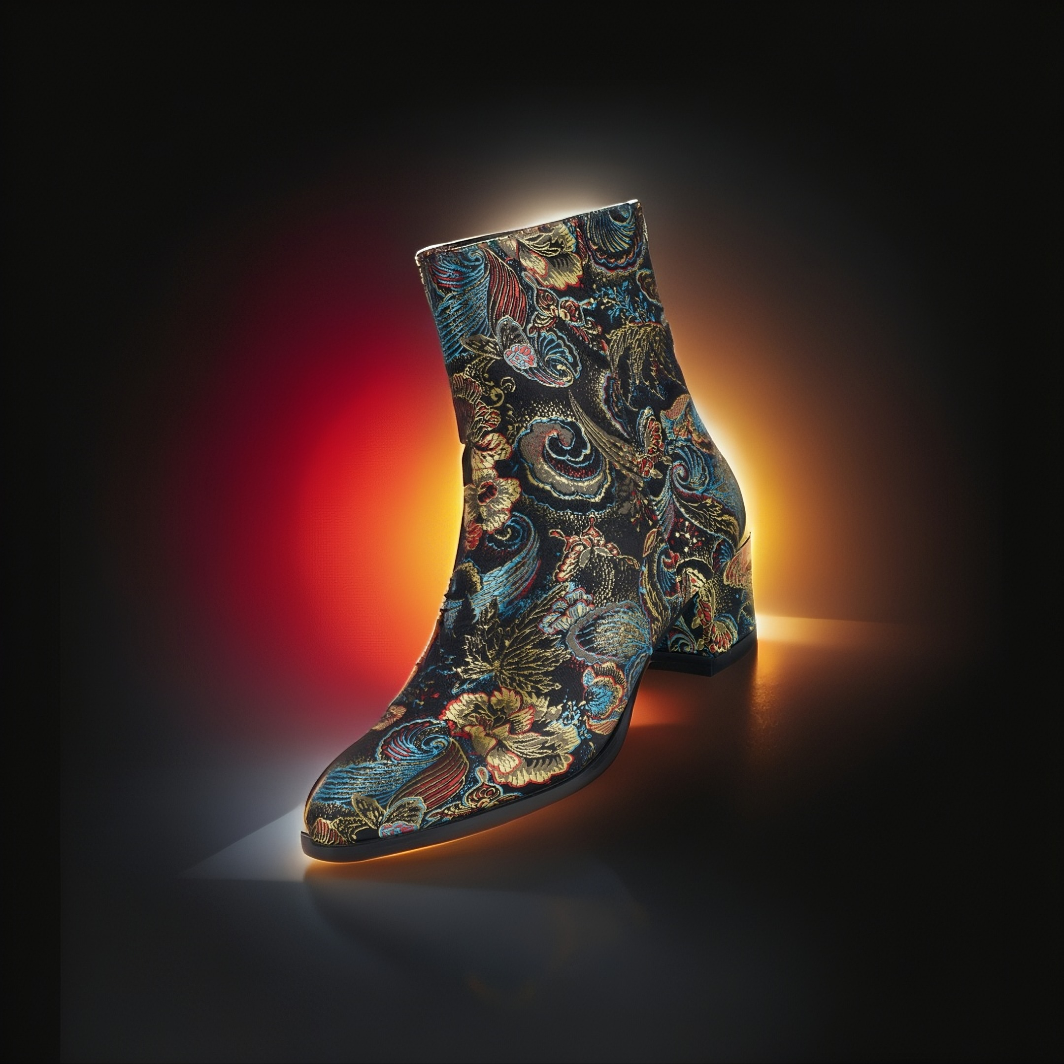 Shiny Shadow Lady Boot