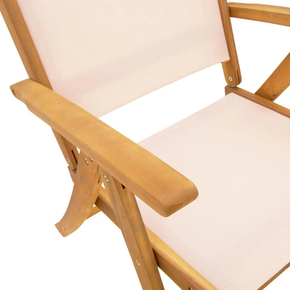 vidaXL - Inklapbare Tuinstoelen - Bruin - Acaciahout - 4 stuks
