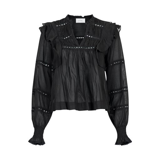 Neo Noir Aurika S Voile Bluse, Black, 36