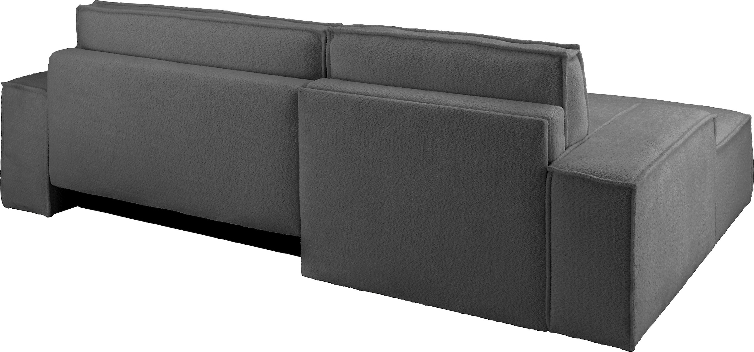 GOODproduct Ecksofa »FINNLEY Schlafsofa 267 cm, L-Form mit Schlaffunktion & Bettkasten« verfügbar in den Stoffqualitäten Bouclé, Struktur fein und Mega Cord