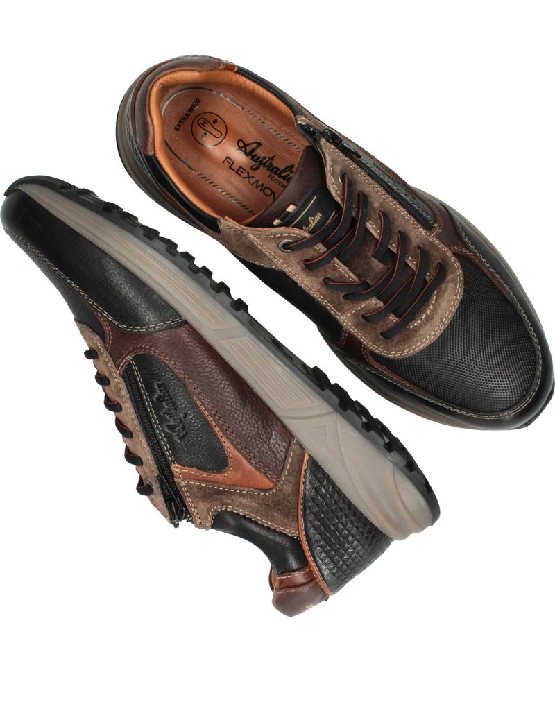 Australian Hawker Sneakers Zwart Heren