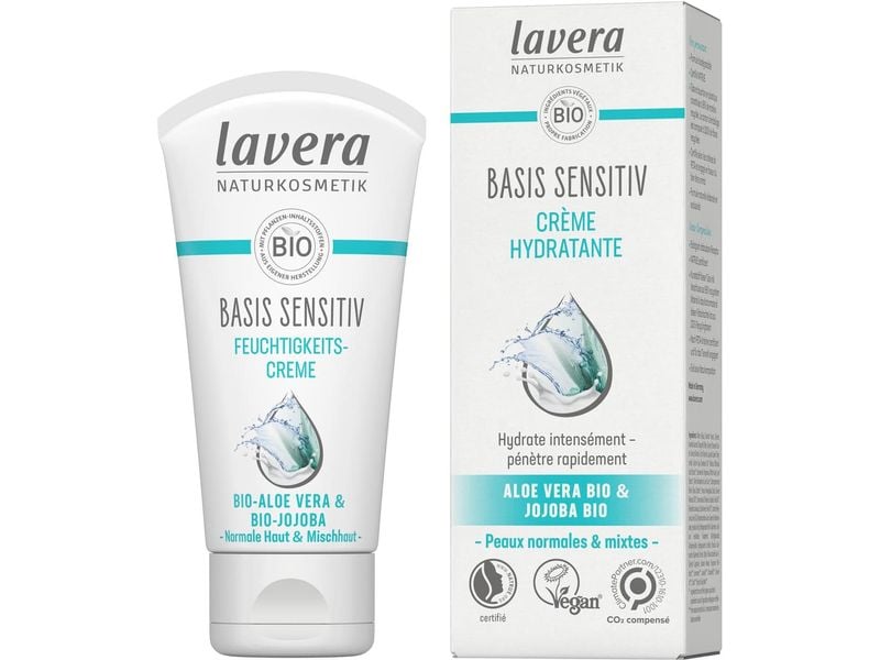 Lavera Tagescrème Basis Sensitiv 50 ml1 Stück Natürliche, feuchtigkeitsspendende Gesichtscreme