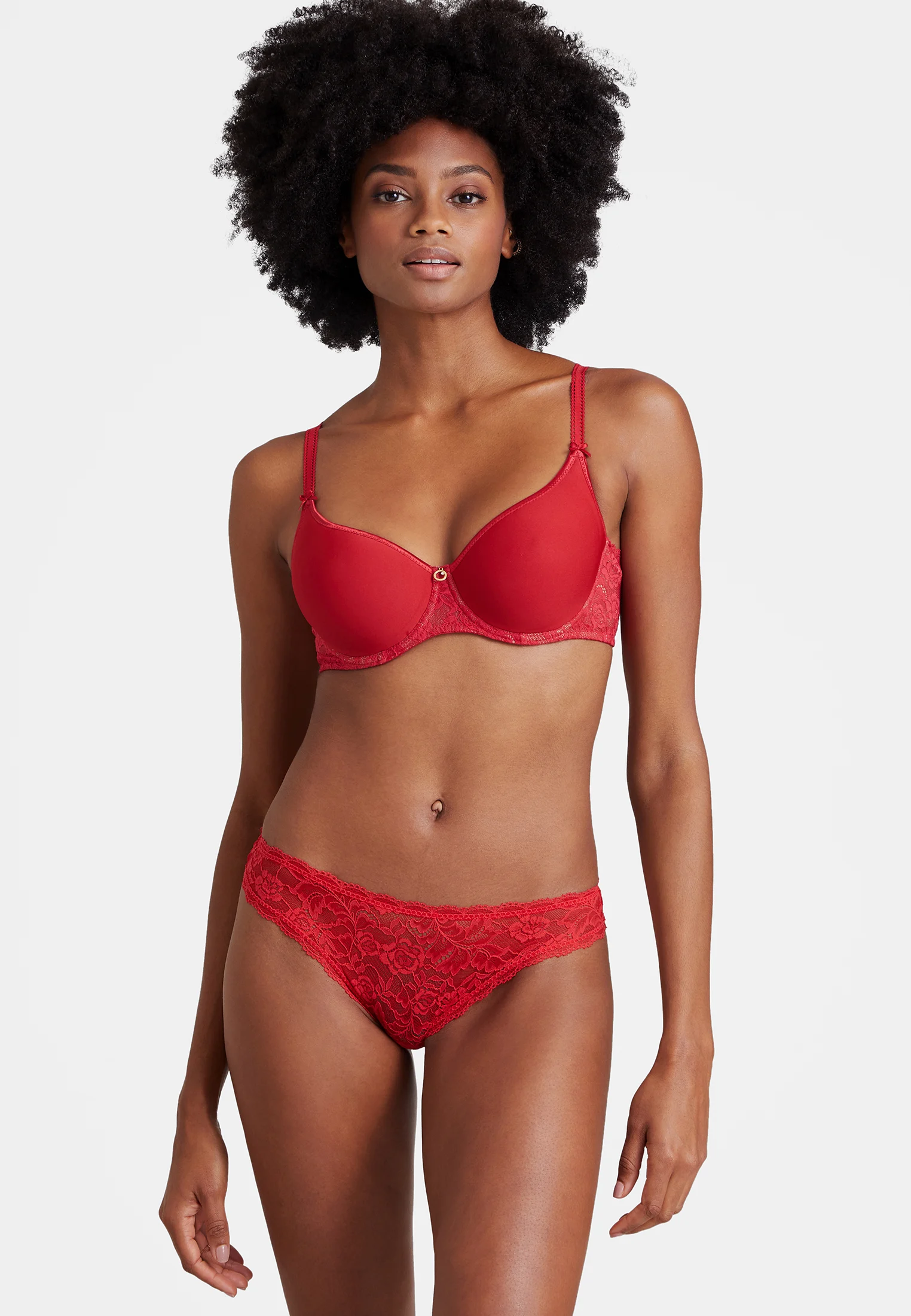 ROSESSENCE - Soutien-gorge t-shirt bra | Rouge