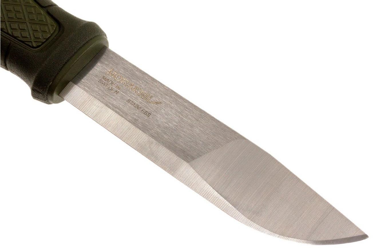 Mora Kansbol 12634 bushcraftmes met schede, groen