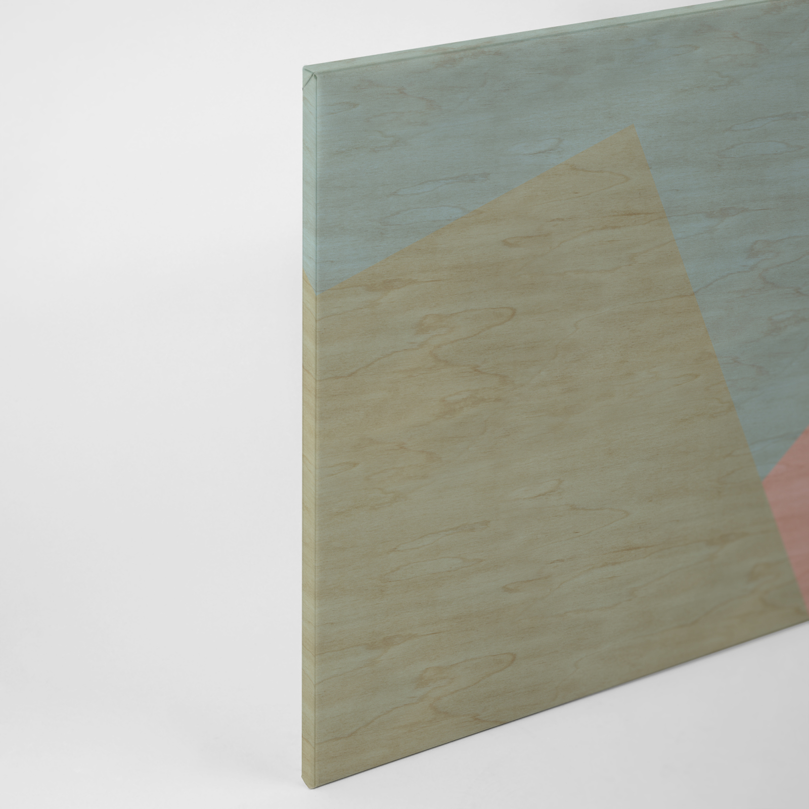 Leinwandbild GEOMETRISCHE MUSTER - bunt-rot - 90x60 cm