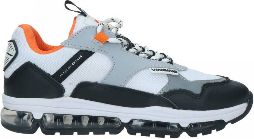 Vingino Oxup sneaker Sneakers Overig grijs wit