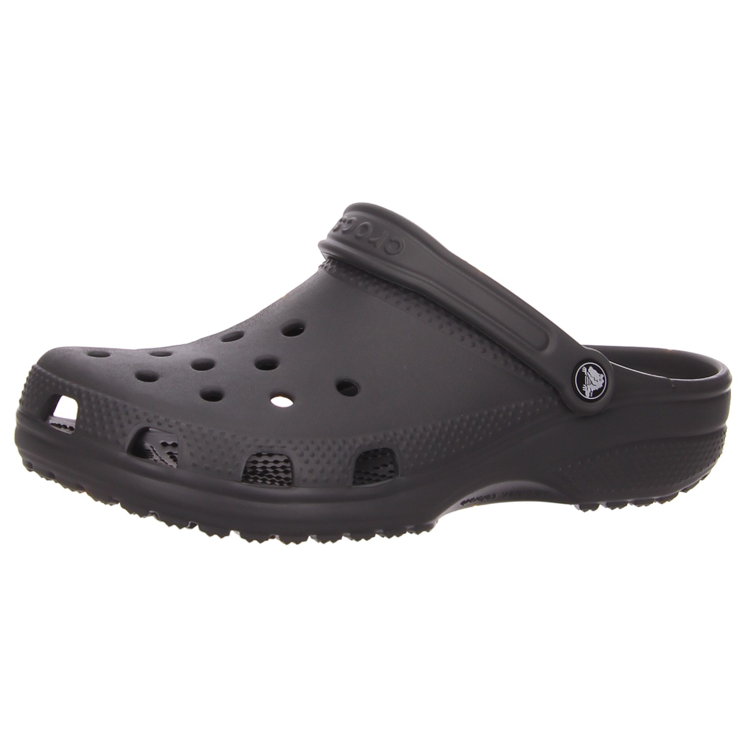 Crocs Pantolette grau grau
