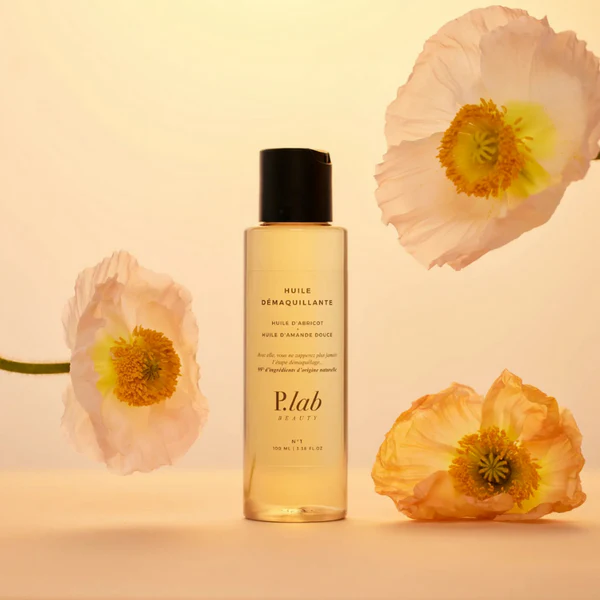 P.Lab Beauty Huile Démaquillante | Huile d'Abricot + Huile d'Amande Douce 100ml