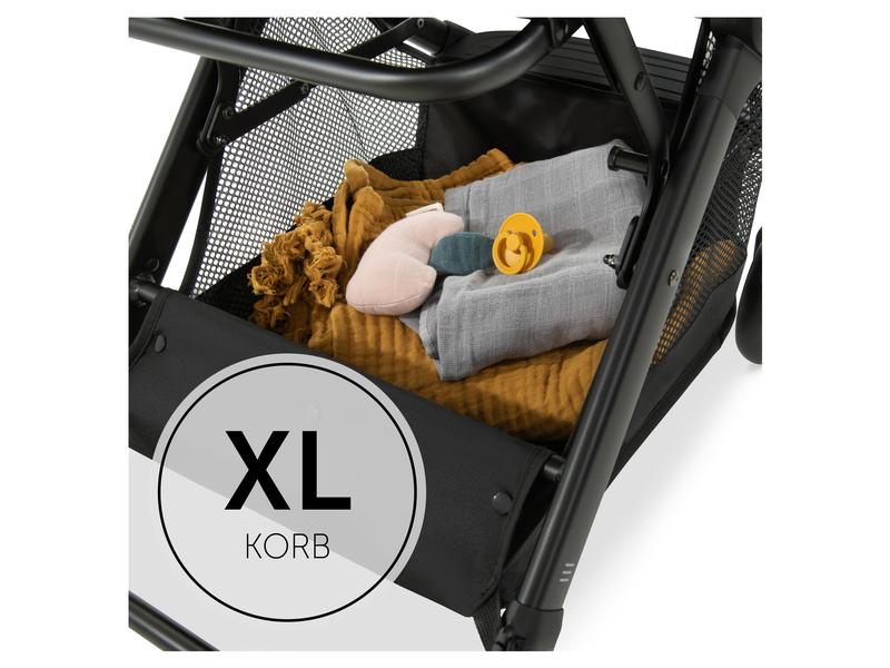 Hauck Buggy Travel N Care Schwarz Handlicher, kompakt verstaubarer Kinderwagen