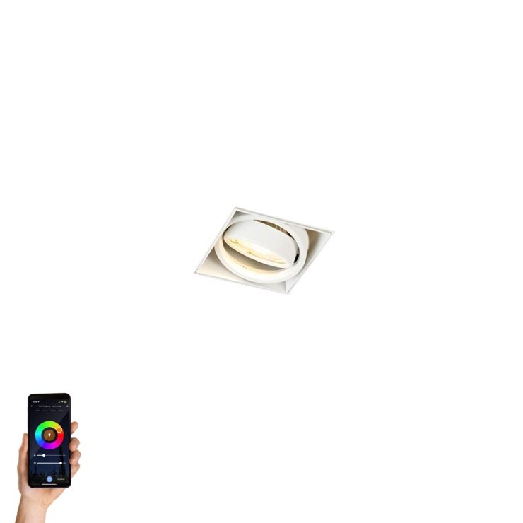 Smart inbouwspot wit trimless incl. Wifi GU10 - Oneon 1