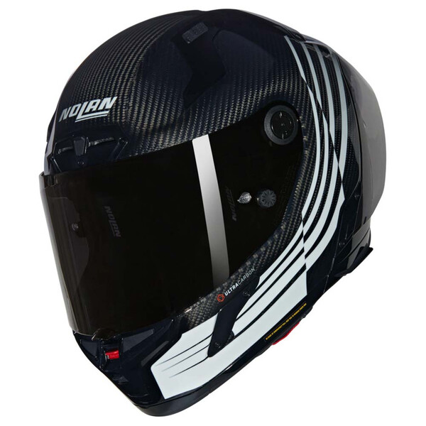 Nolan - Casque X-804 RS Ultra Carbon Ala Carbone / Blanc / Brillant