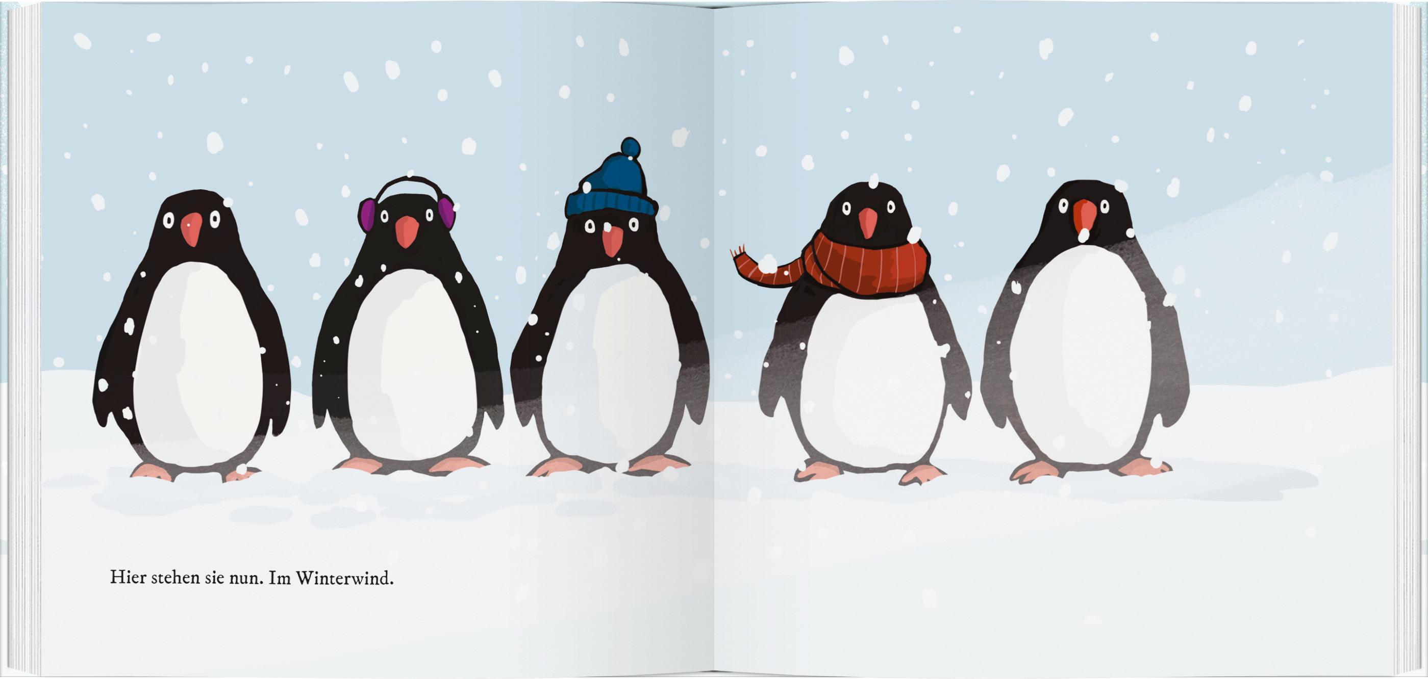 Pinguin im Glück