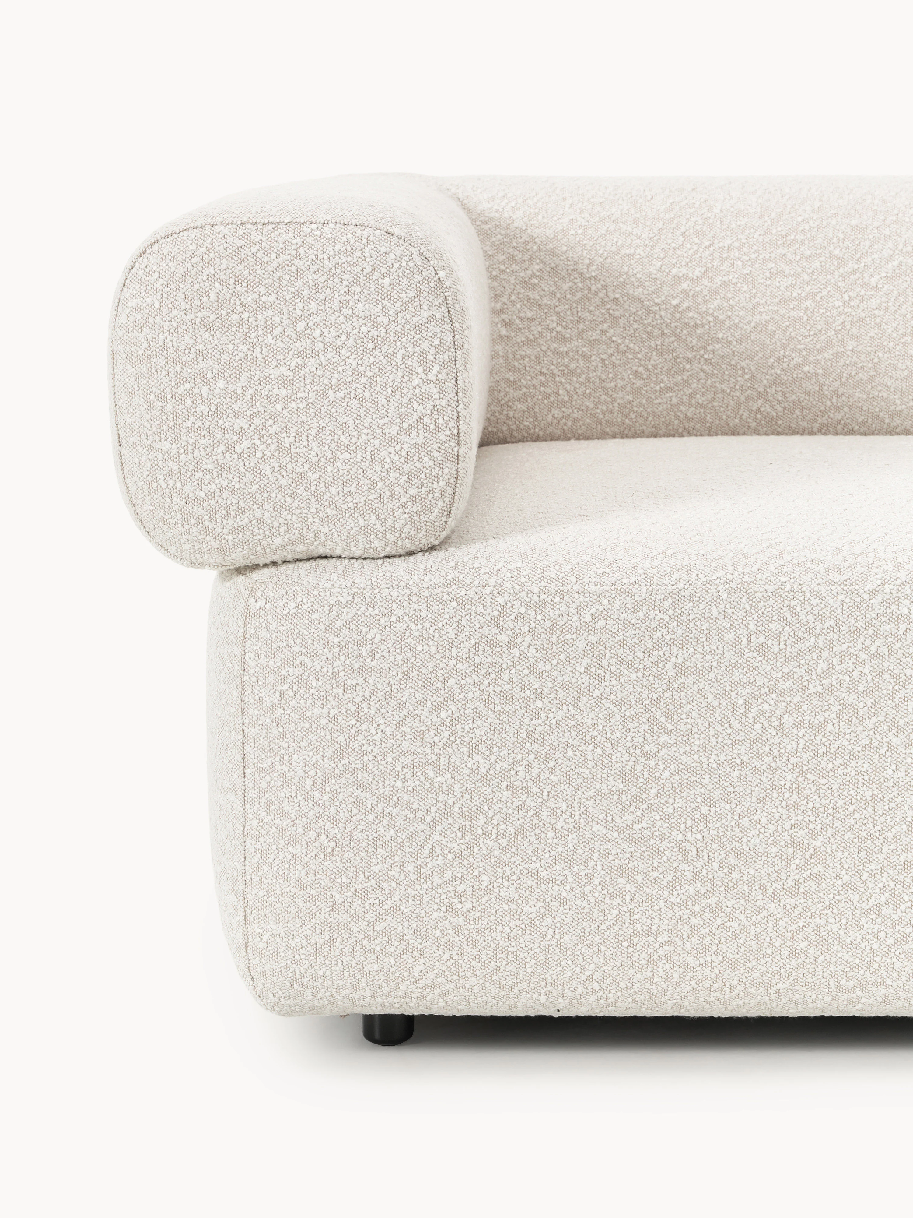 Bouclé hoekmodule Anton