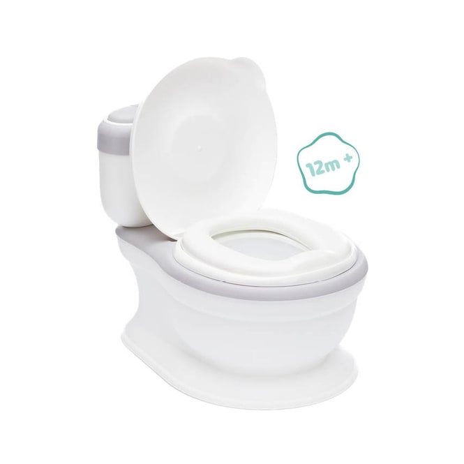 MICA - Kindertoilette Marlin - grau/weiß