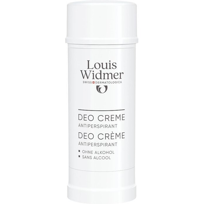 Crème antiperspirant sans alcool Louis Widmer - 40 ml