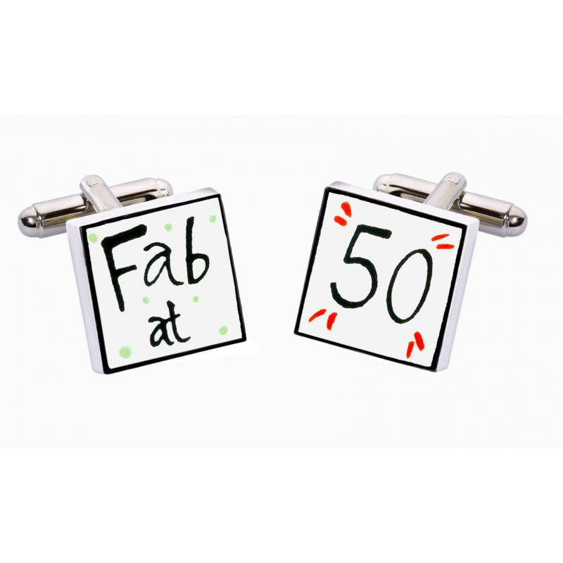 Boutons de manchette, 50 ans. Anniversaire