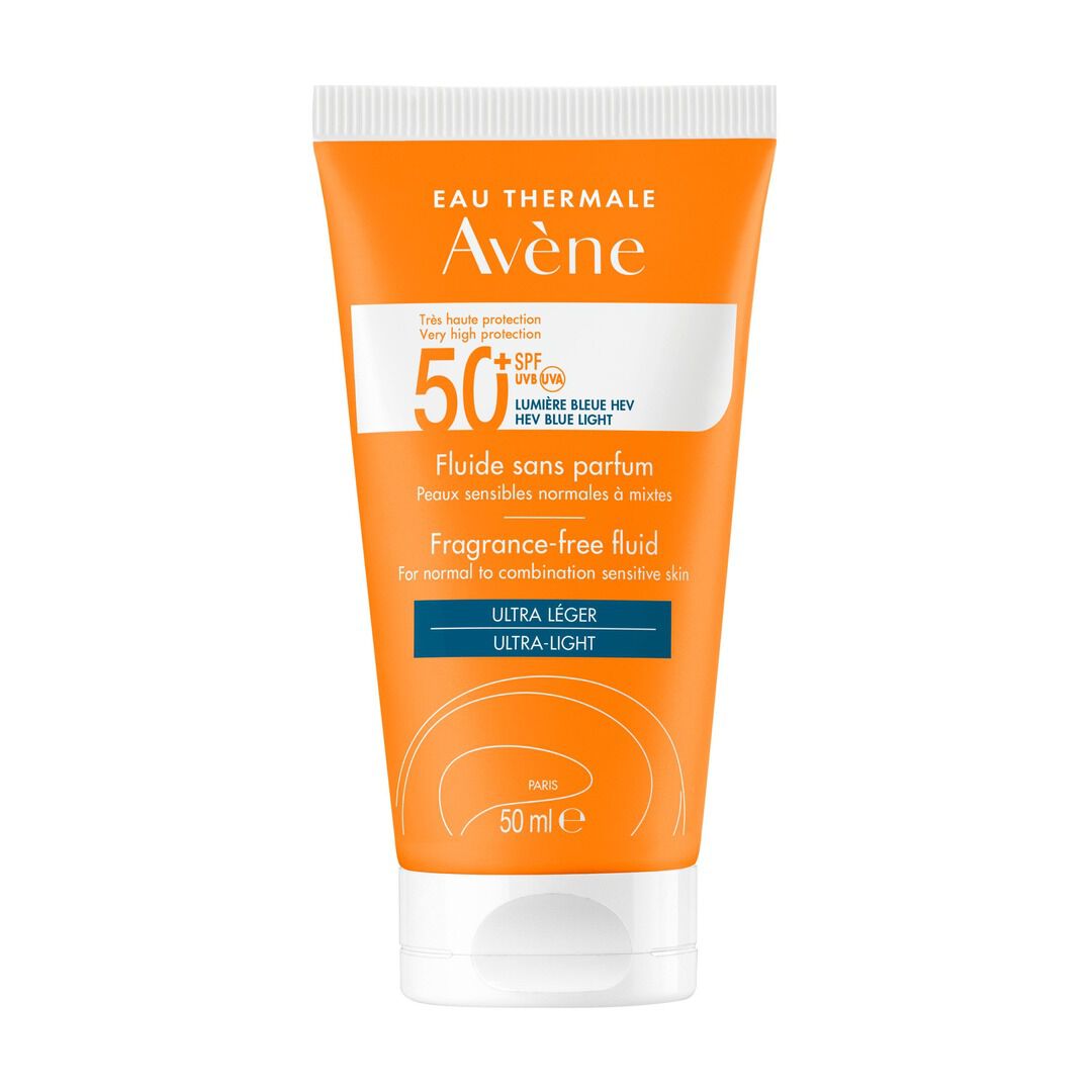 AVENE  Protetor Solar Fluido 50+ sem perfume SPF50+ - 50ml